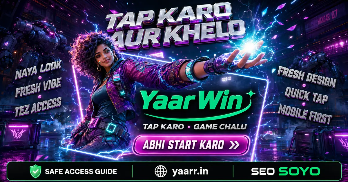 Yaar Win gaming platform welcome banner for players across India